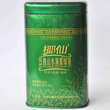 椰仙 100g罐裝椰仙極品綠茶圖片大全 郵樂官方網站